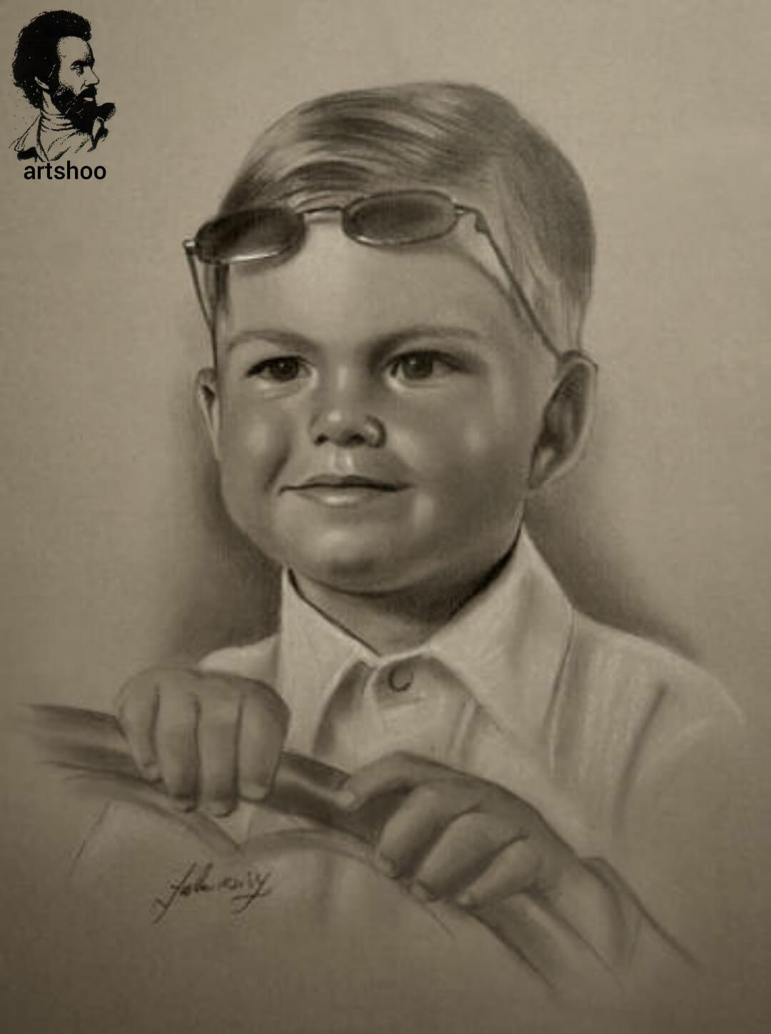 آموزش نقاشی سیاه قلم